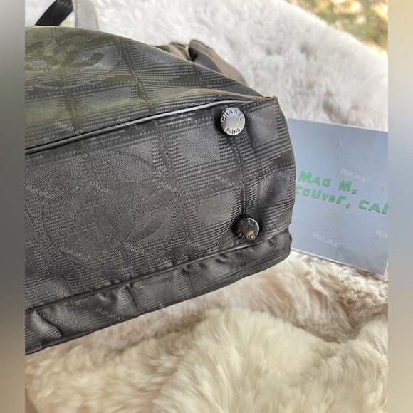 Rare✨Chanel Nylon Double Zip Travel Tote - Picture 7 of 9